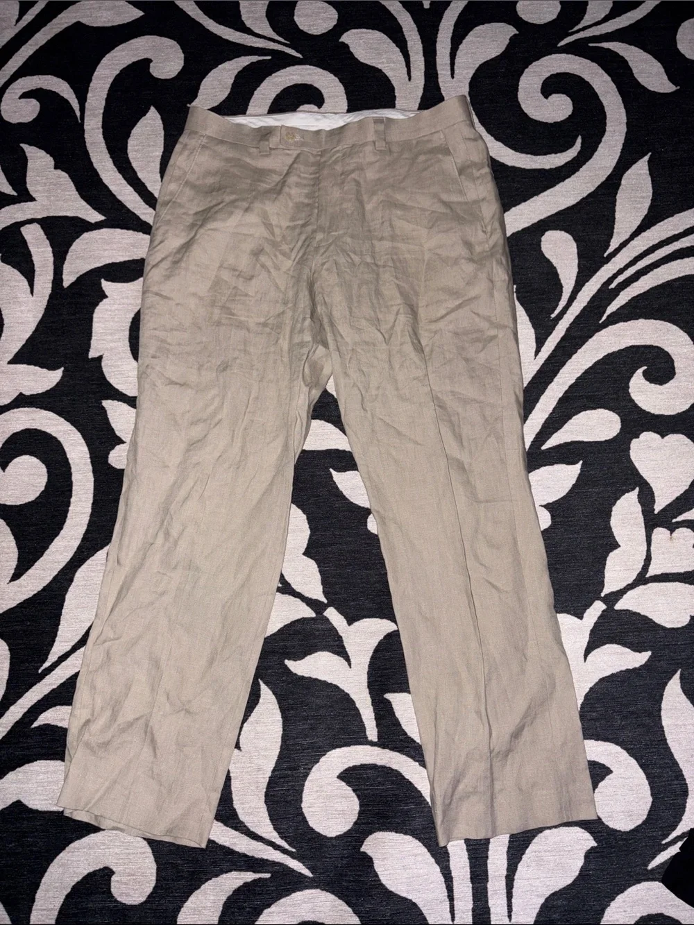 Calvin Klein Men's 100% Linen Pants